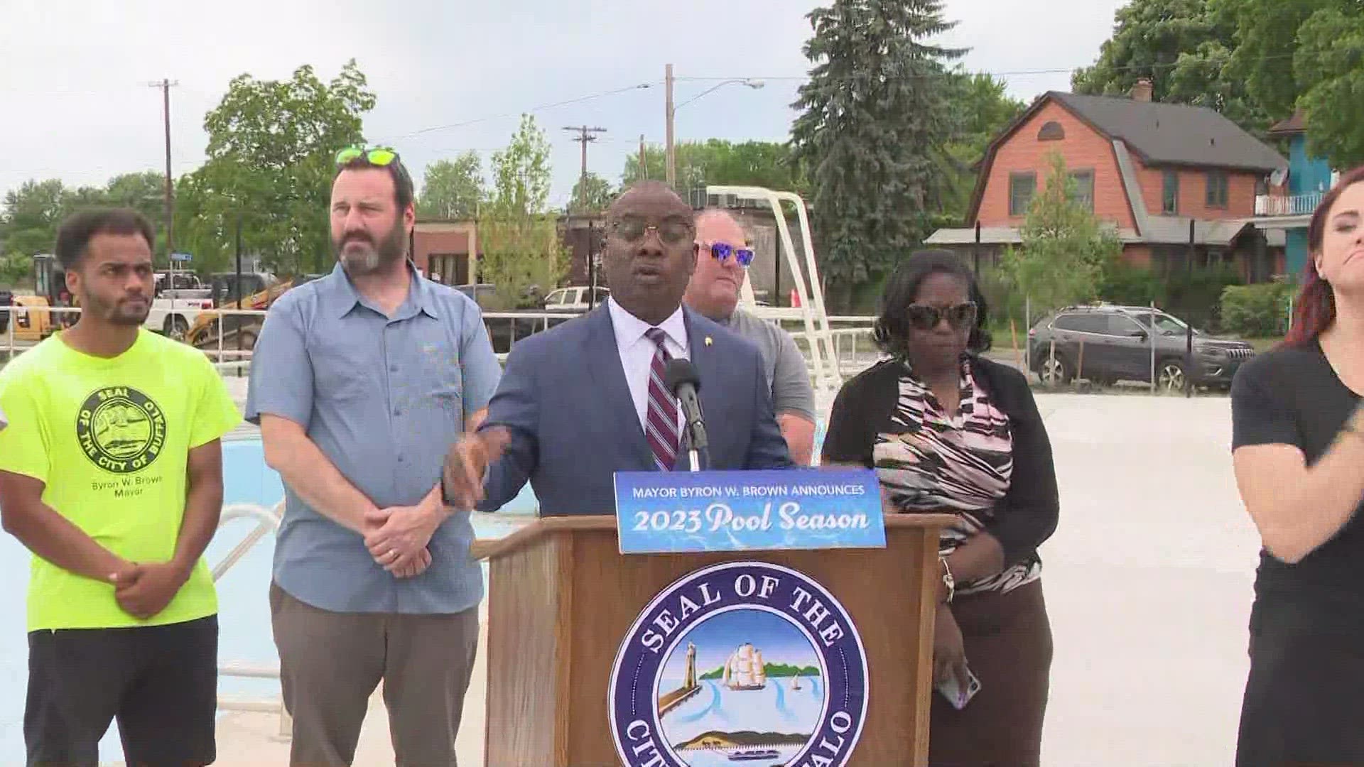 Enough lifeguards were hired to open additional pools, and more are still being hired.