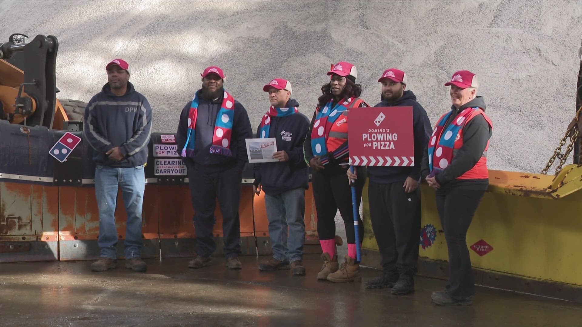 City of Buffalo chosen for Dominos 'Plowing for Pizza' program