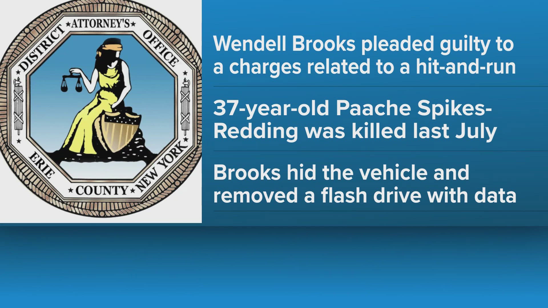Buffalo man pleads guilty to hit-and-run manslaughter and evidence ...