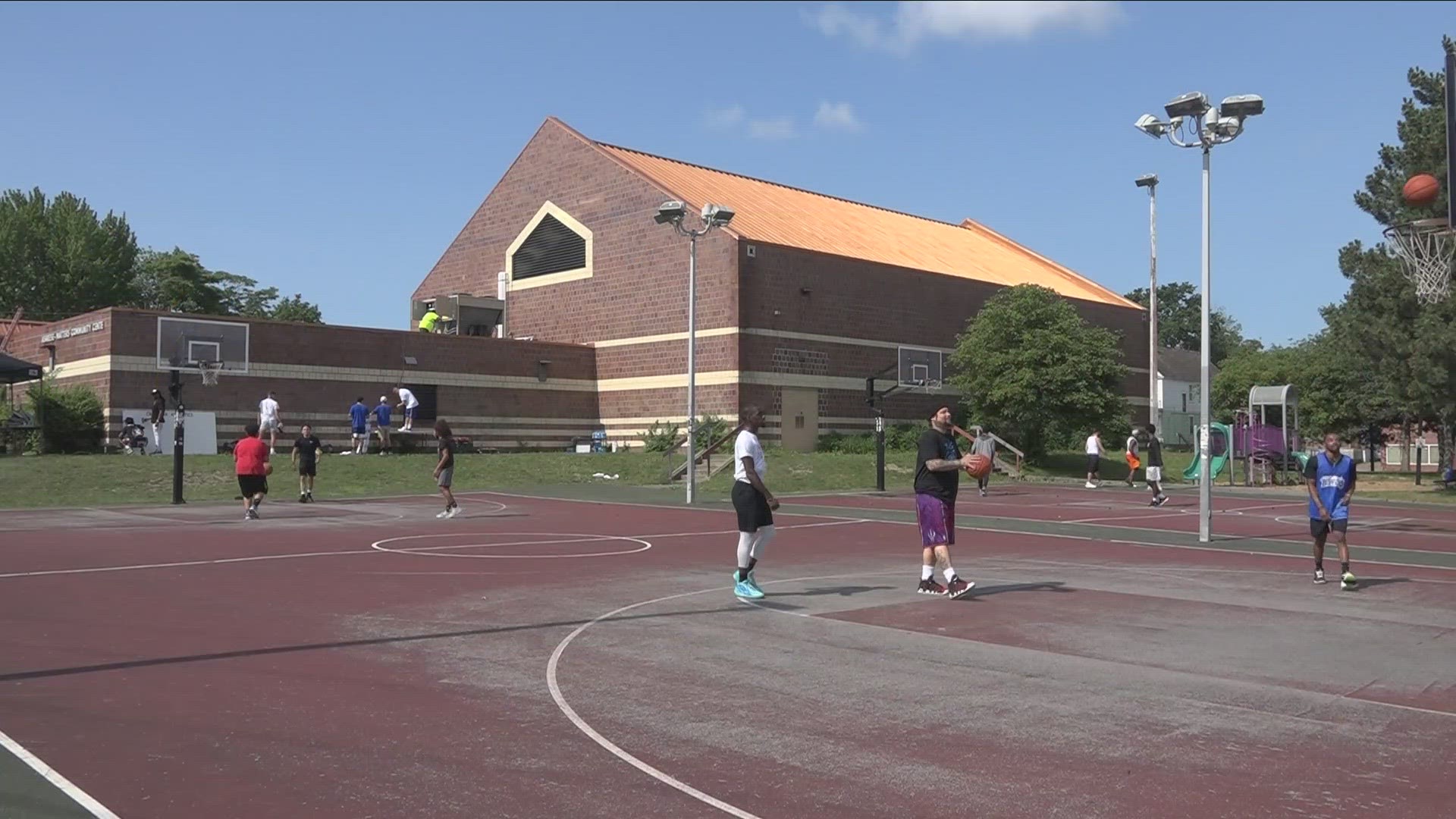 Celebrity 3on3 basketball tournament held today