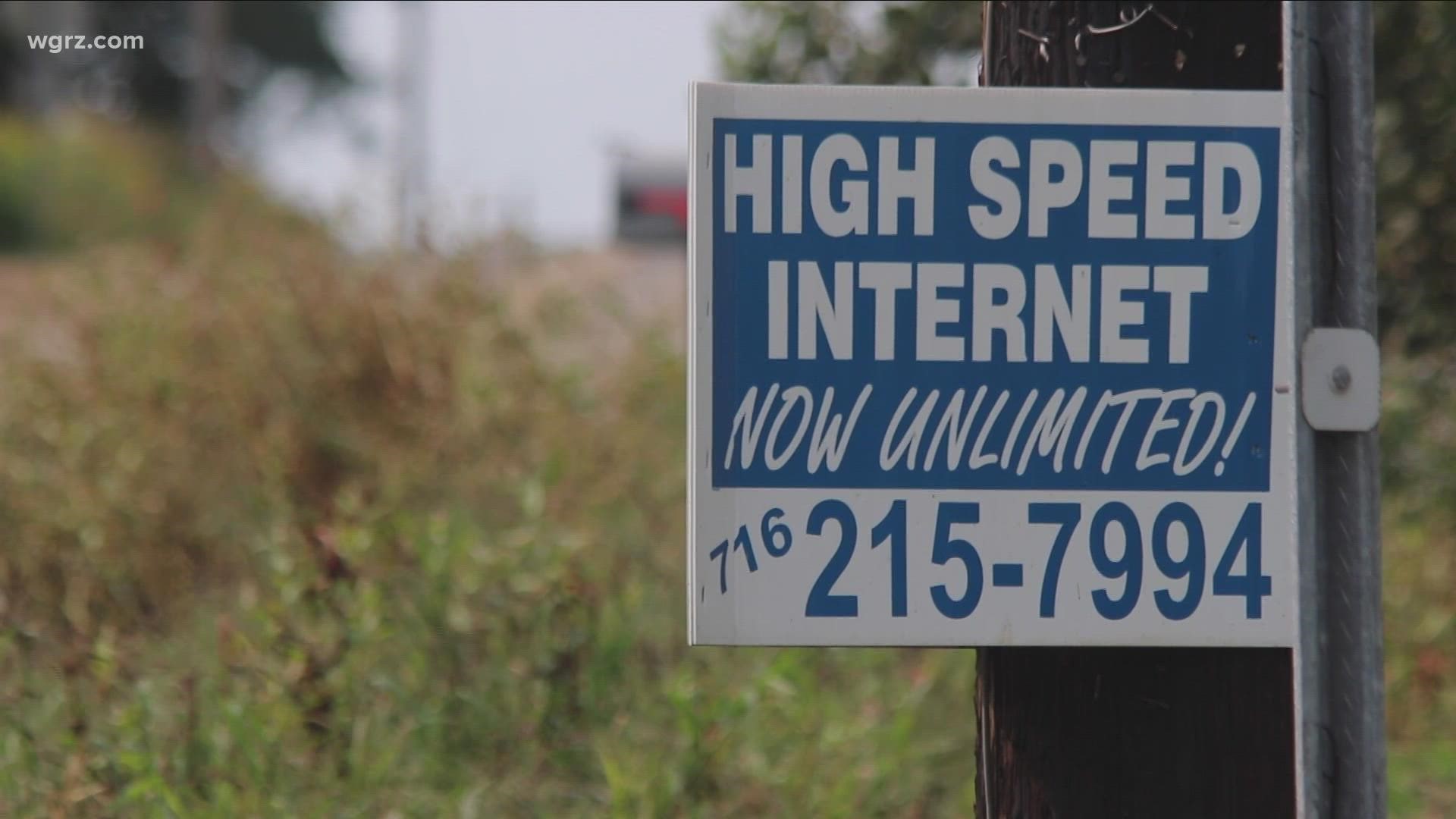 The state comptroller's office issued a report suggesting more than a million households in the state still lack high-speed internet.