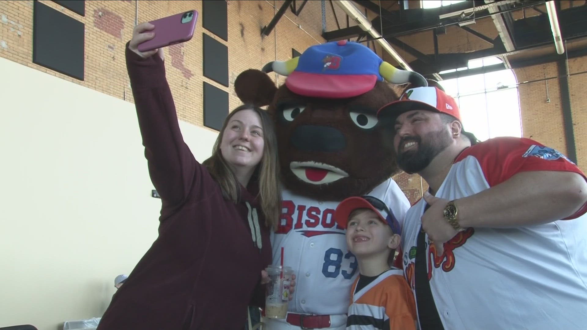 There were activities, games, and a jersey auction. Fans were able to purchase tickets for opening day on March 29 with a $5 donation to charity.