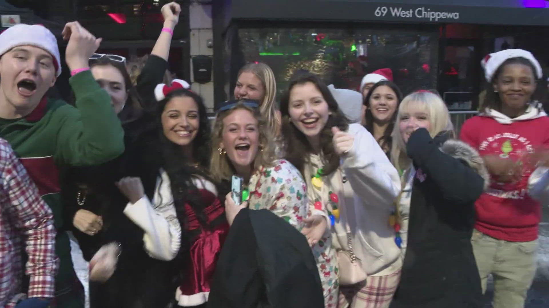 If you were driving in downtown Buffalo on Saturday, chances are you probably saw a few dozen Santas. There's a good reason for that.