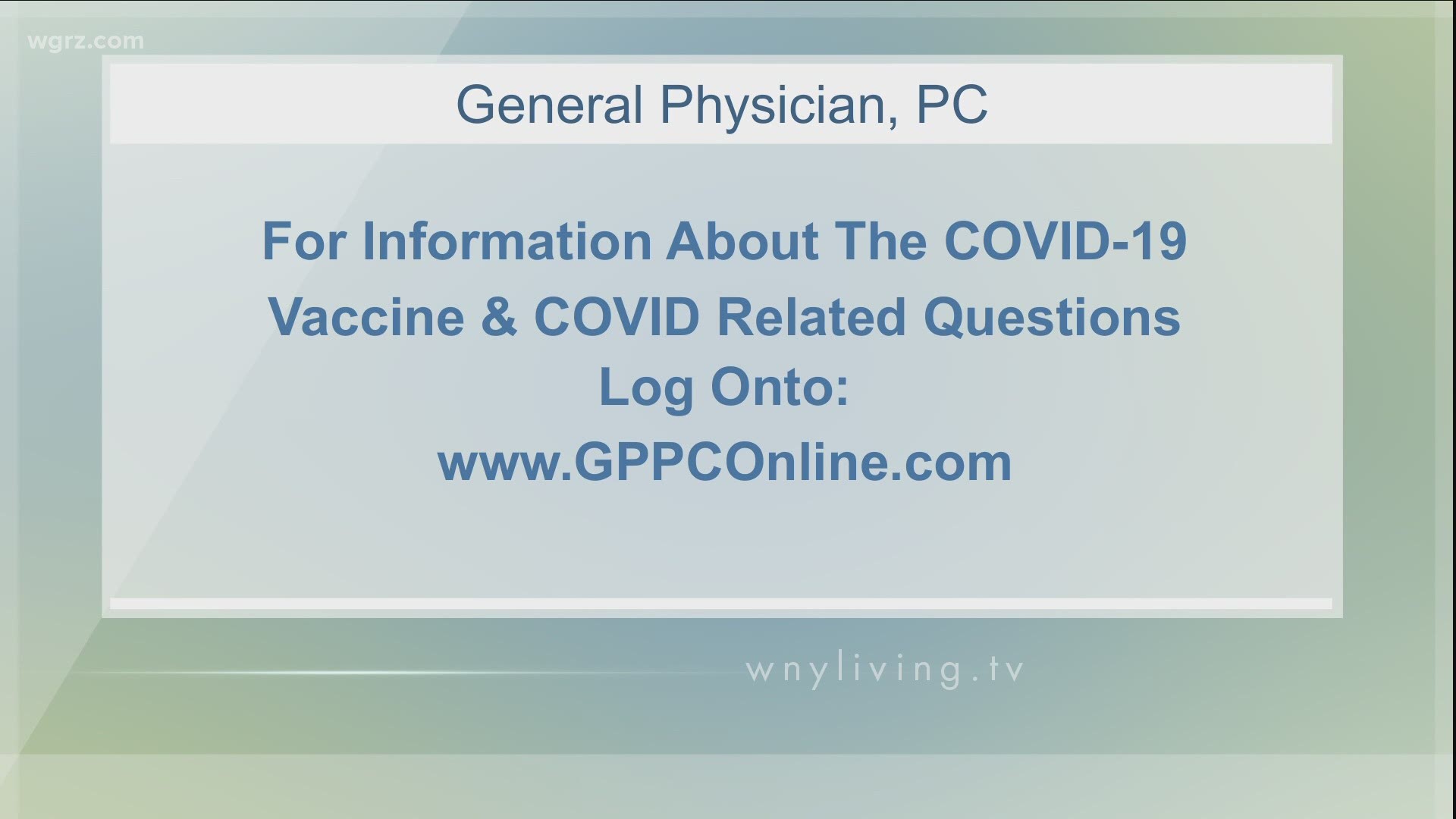 WNY Living - January 23 - General Physician, PC (THIS VIDEO IS SPONSORED BY GENERAL PHYSICIAN, PC)
