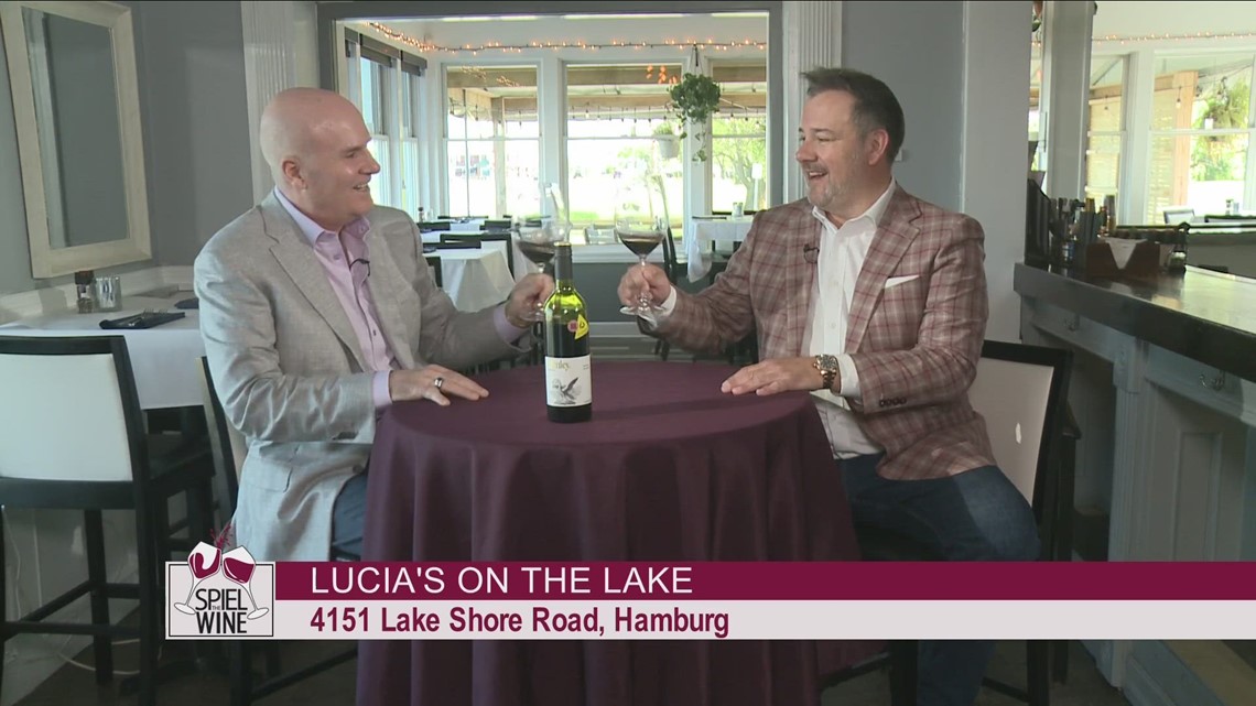 Kevin and Jay Pasquarella discuss the restaurant business at Lucia's on the Lake