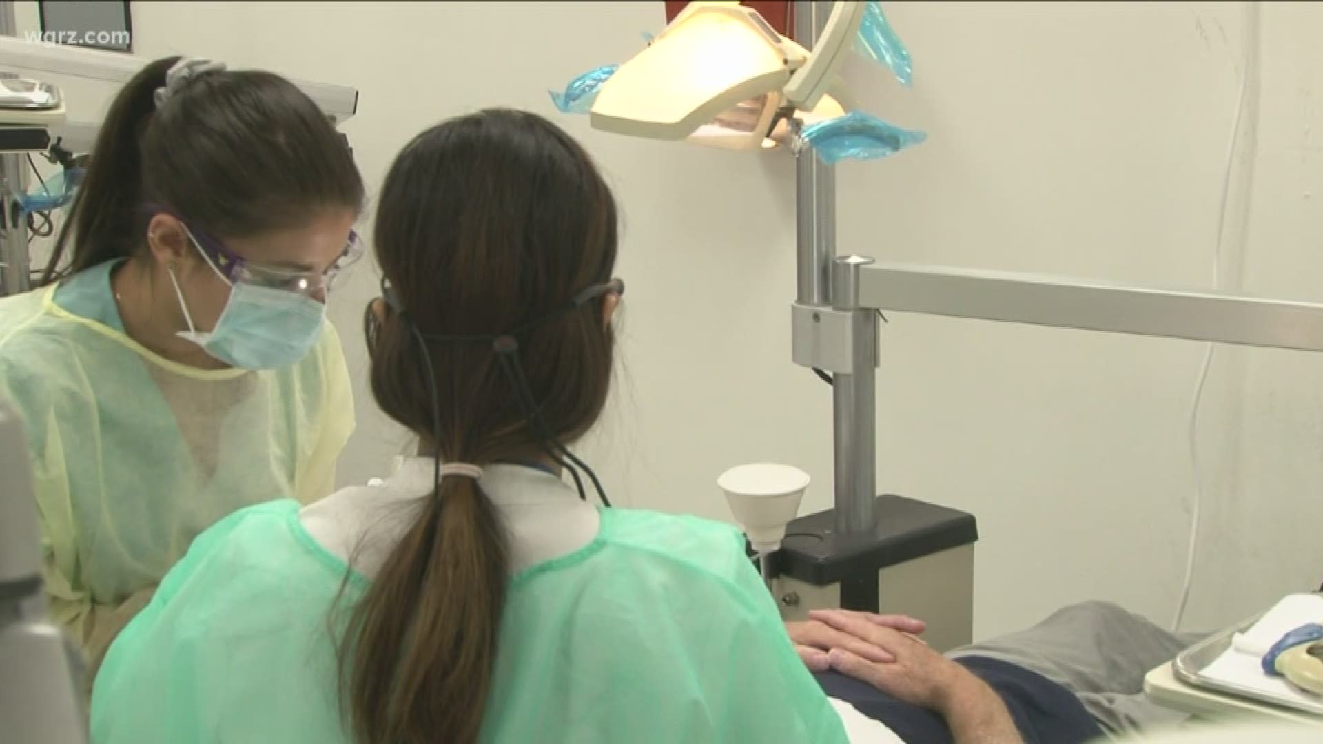 More than 100 local dentists, hygienists, UB dental students, faculty and staff volunteered to help veterans improve their smiles.