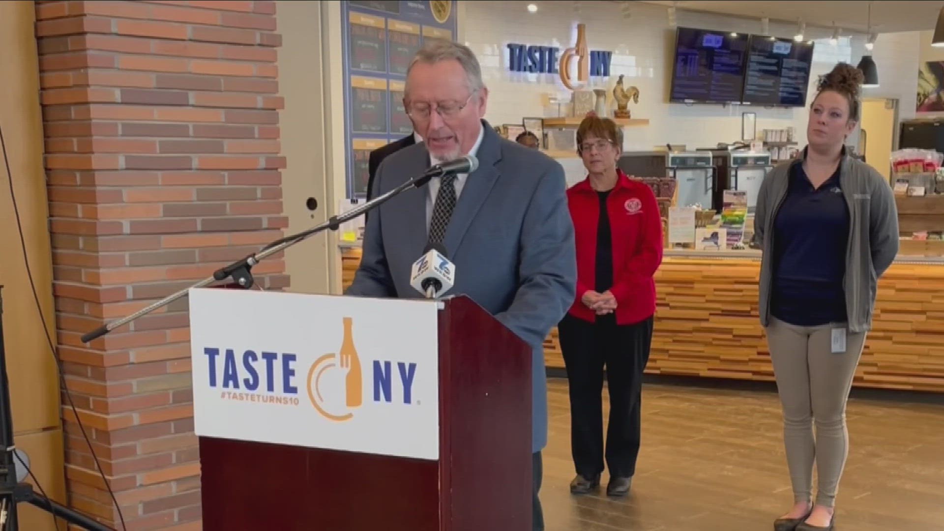 Taste NY products at WNY Welcome Center celebrates its 10th anniversary in a big way.