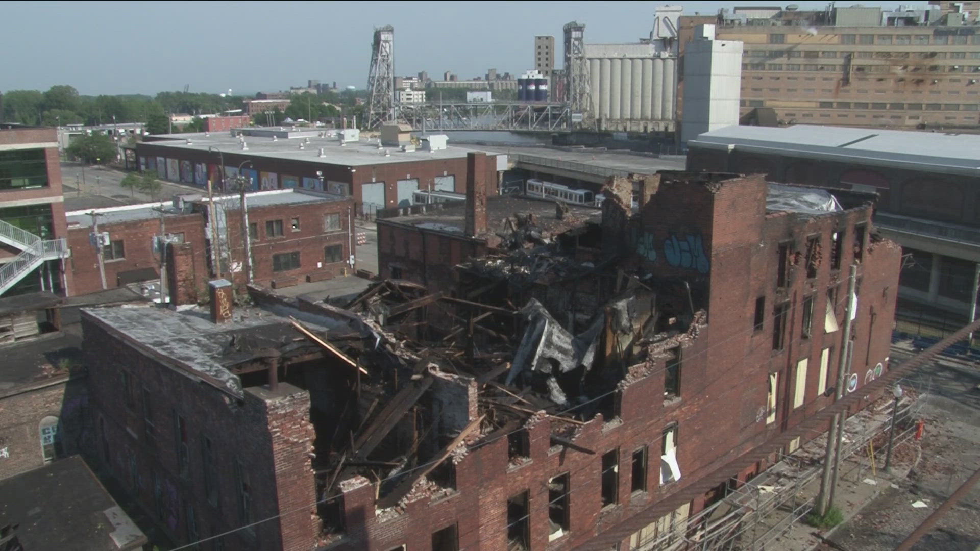 The building owner has fought for years to tear down the two cobblestone district buildings.  Now, that fire has gutted the structures, what will happen next?