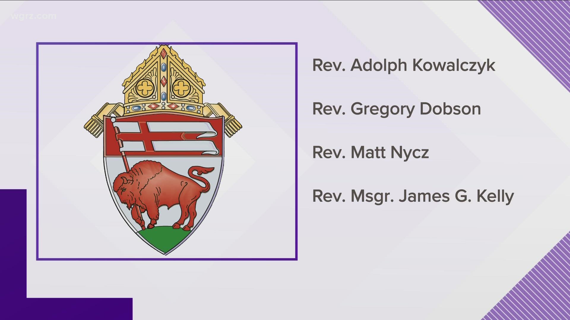 that these four priests are now off of administrative leave... after investigations by its independent review board
