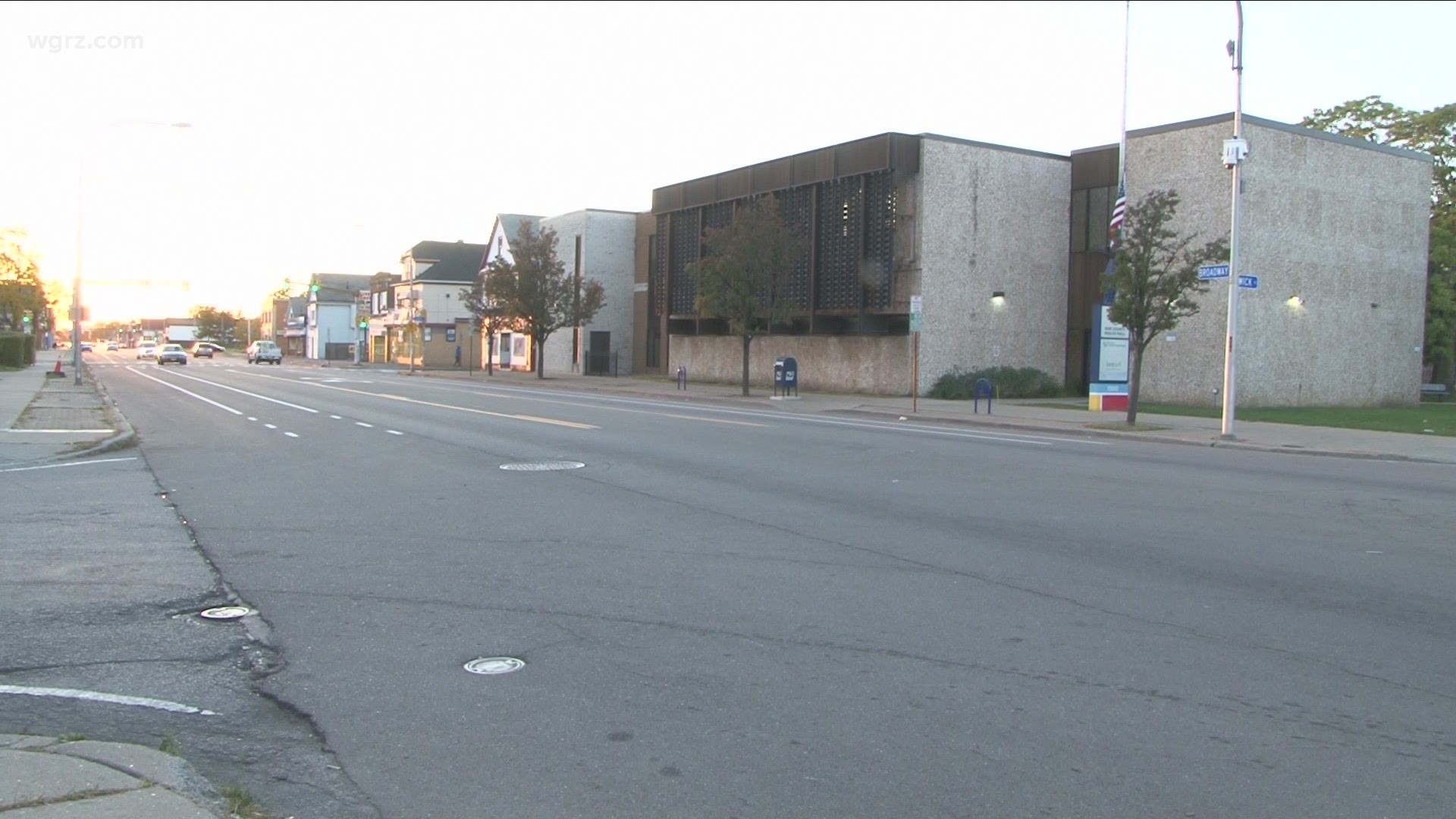 Buffalo police say a man is being treated at ECMC right now. He was shot on Broadway near Bailey this afternoon.