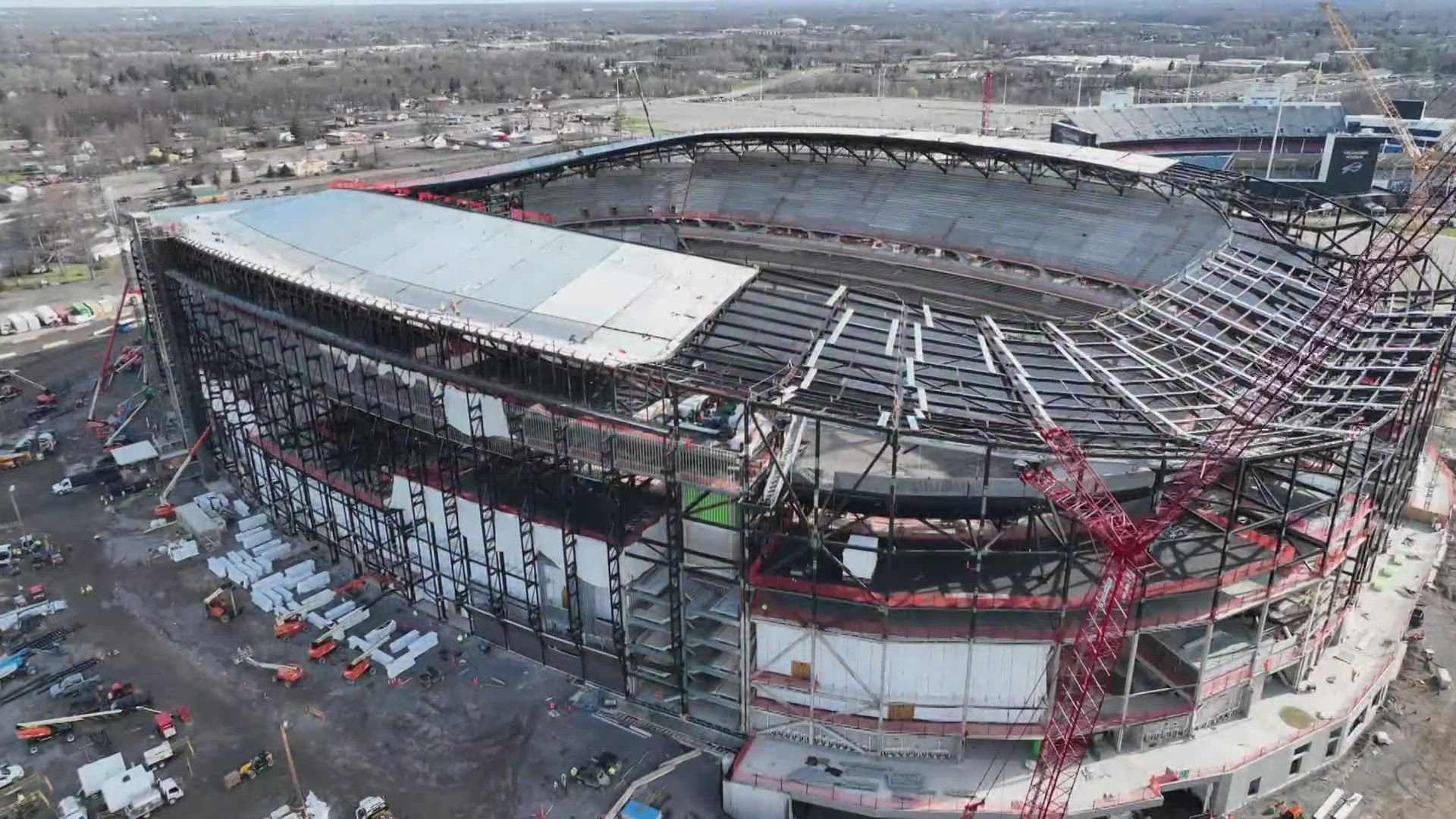 2 On Your Side was given an exclusive tour of the full stadium construction site, as crews work to hit their summer 2026 target to open.