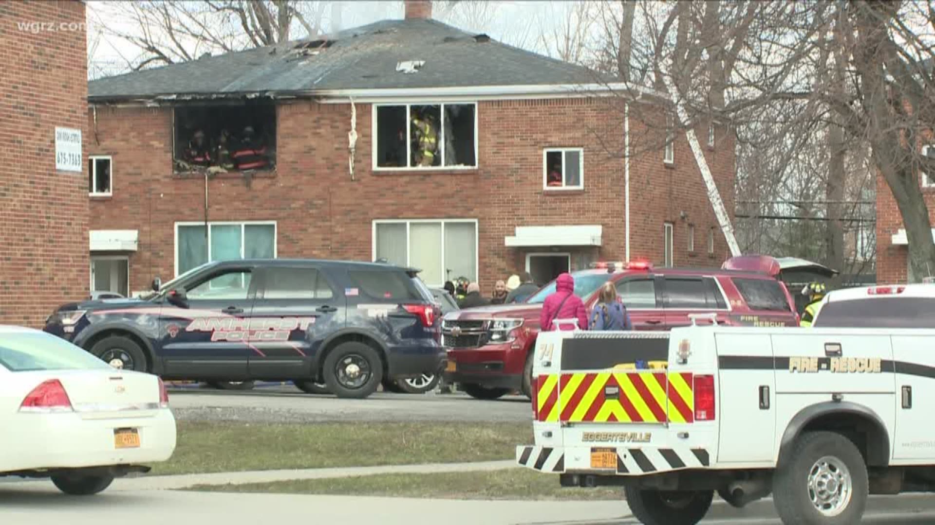 Man Rescued From Burning Apartment Building