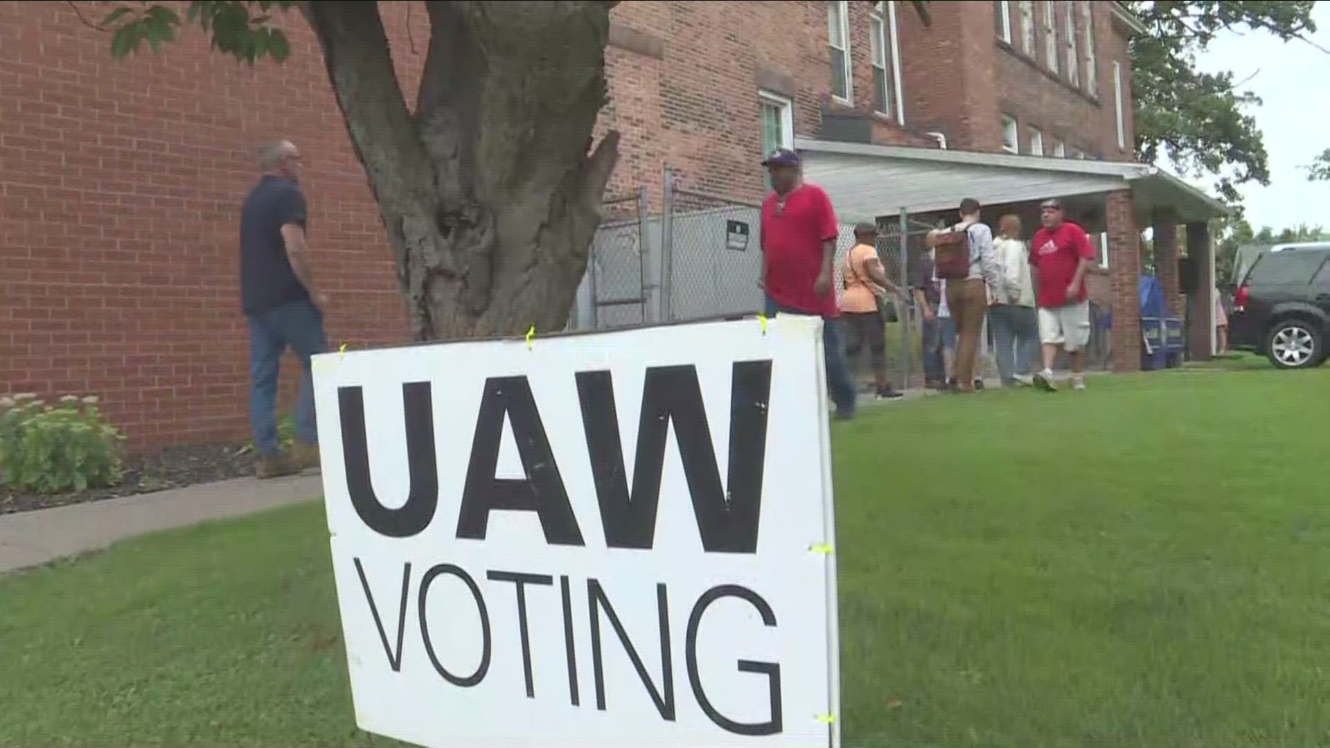 The UAW is voting on a tentative contract agreement