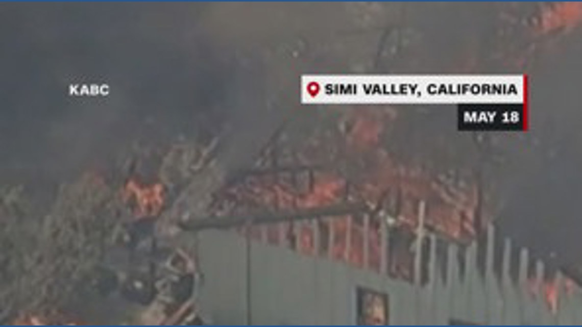 Fire torches homes in Simi Valley | wgrz.com