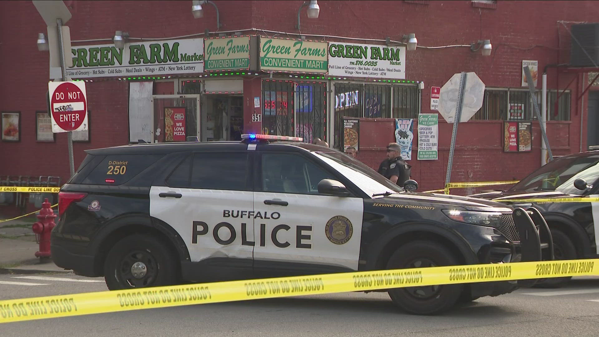 The shooting happened shortly before 5 p.m. Friday on the 300 block of Potomac Avenue, just east of Grant Street.