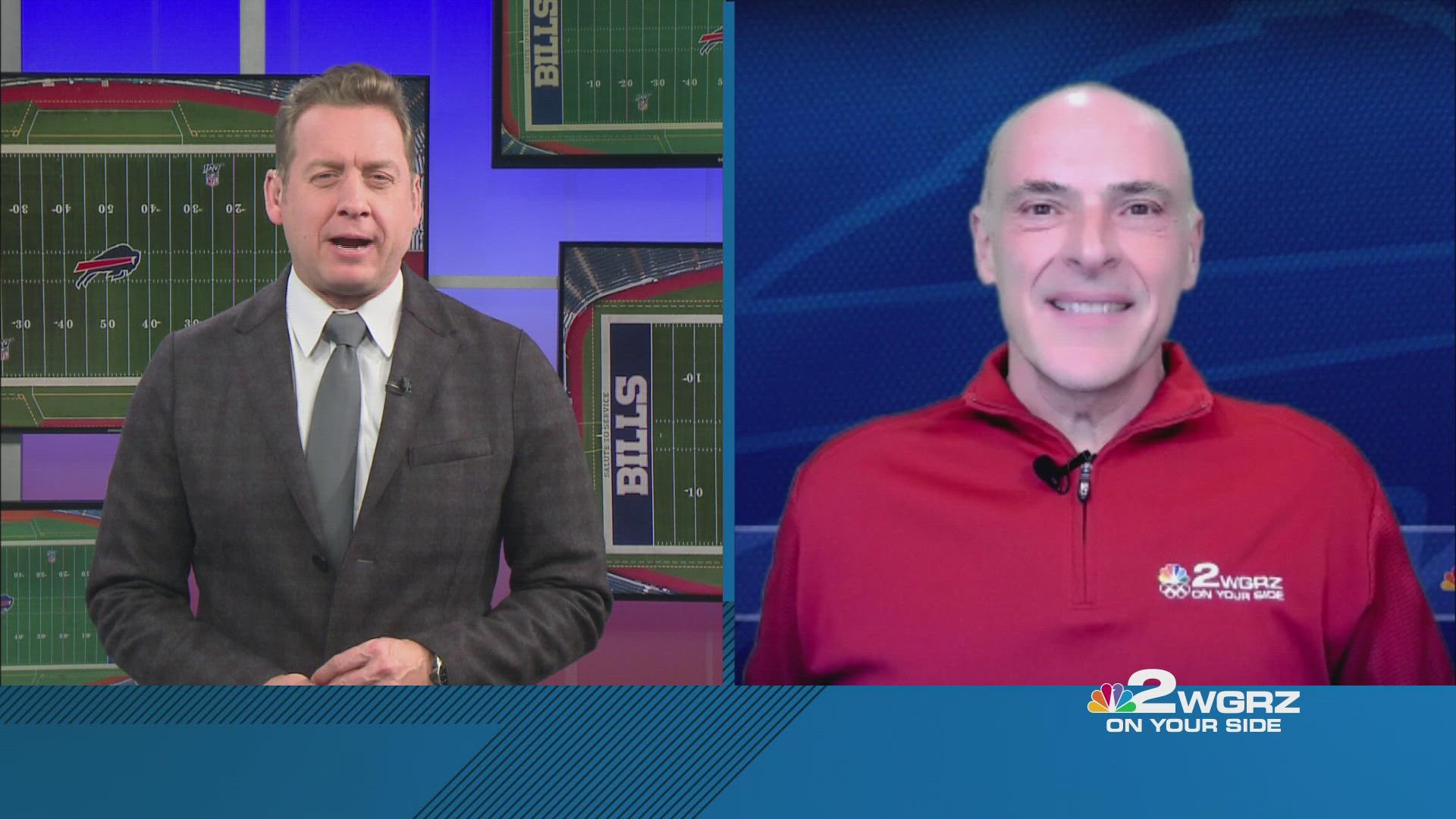 Channel 2 Sports Director Adam Benigni and WGRZ Bills/NFL Insider Vic Carucci discuss the Bills' Week 11 win against the Cleveland Browns in Detroit.