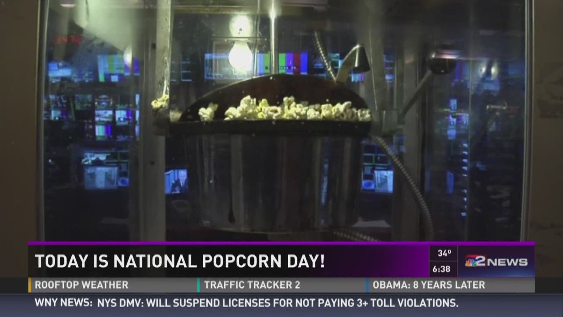 The Daybreak crew celebrates National Popcorn Day on Thursday! Popcorn is half off at all Regal Cinemas today.