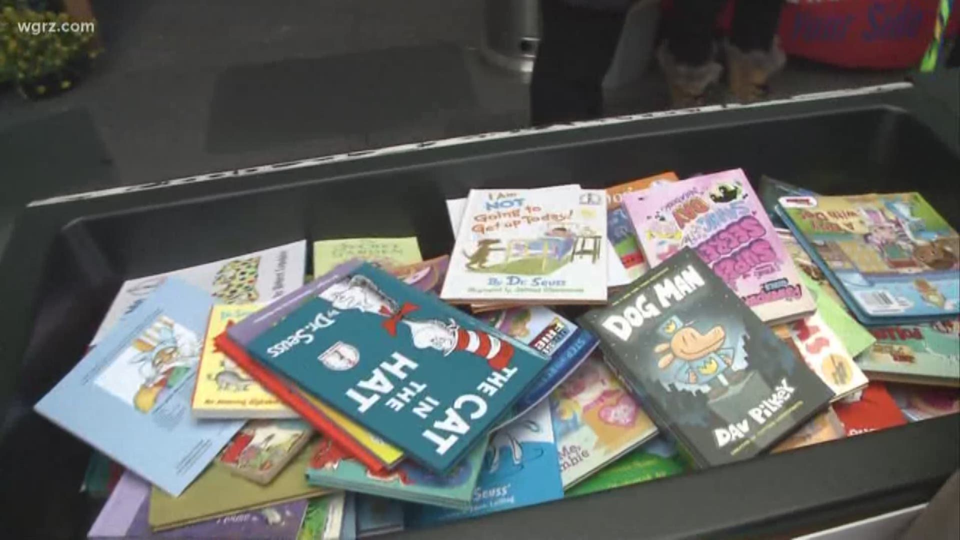 Hundreds of books have been donated to the Books for Kids book drive
