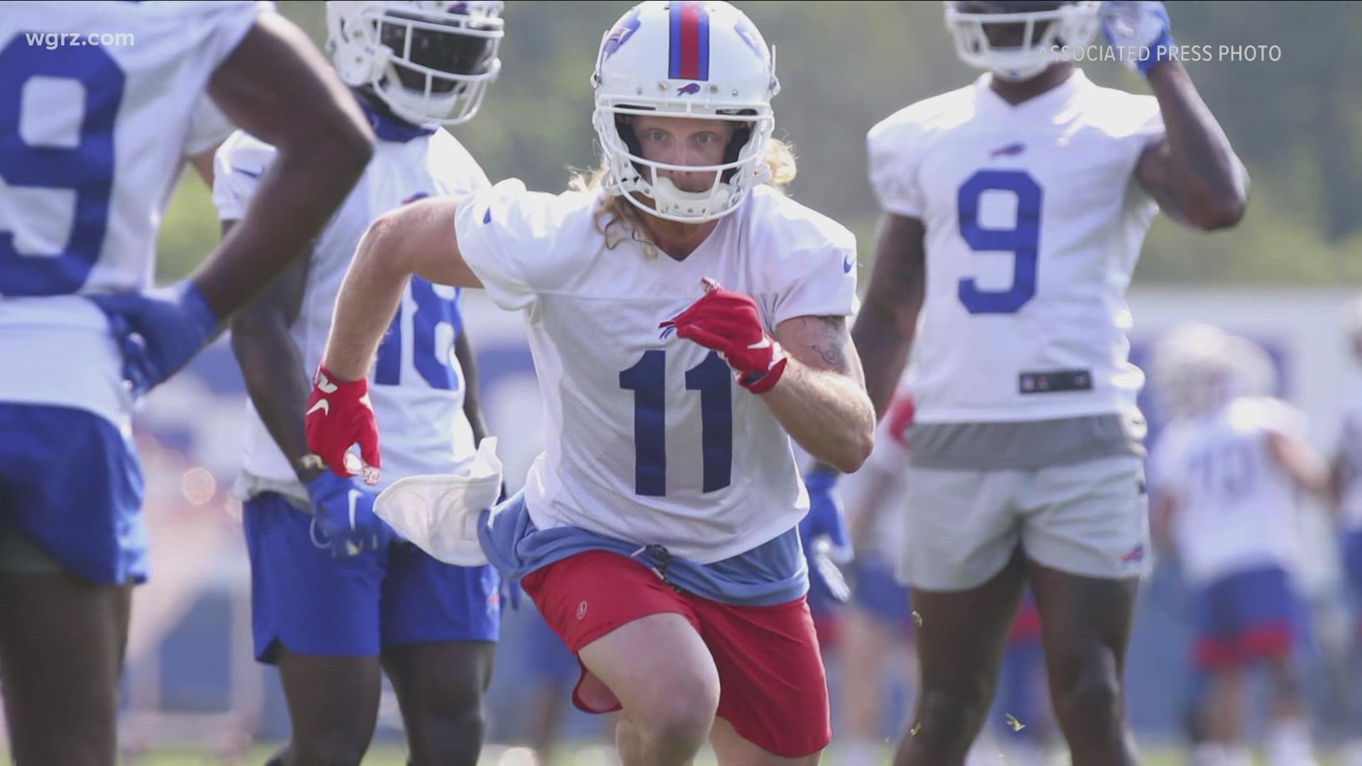 Four Bills players are now quarantining away from team facilities after being named close contacts of a staff member who tested positive for COVID.