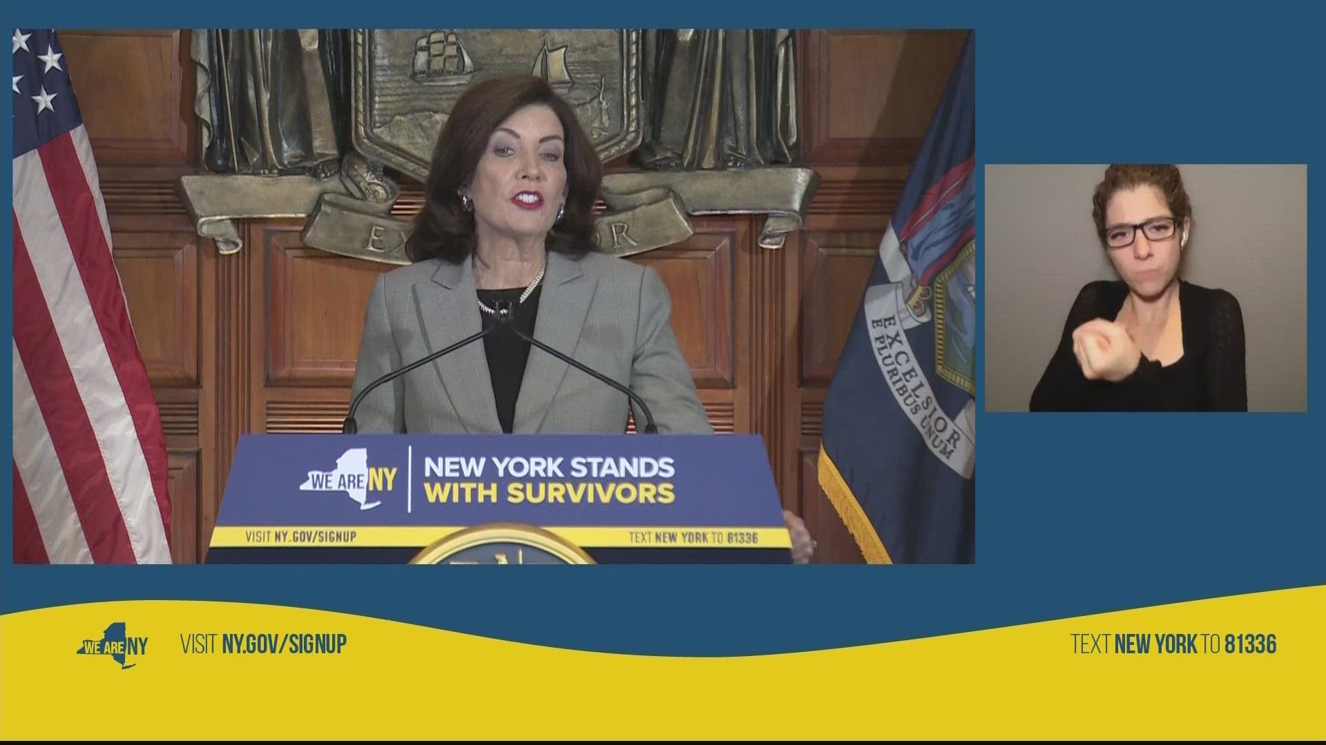 NYS Governor Kathy Hochul signs new public safety legislation