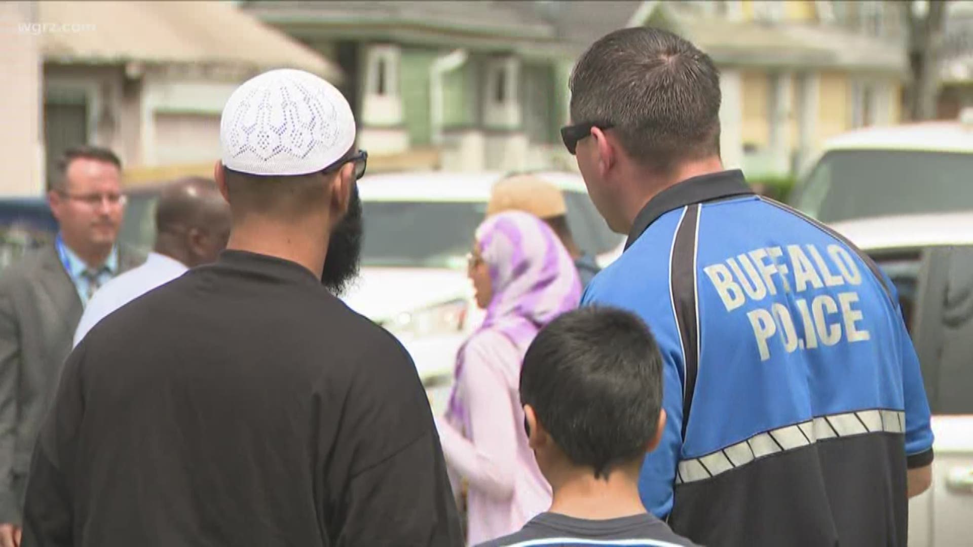 Buffalo Mayor Byron Brown and the Buffalo Police Department held their first summer "Taking It to the Streets" event today, bringing together residents to meet with city leaders to discuss concerns with their neighborhood.