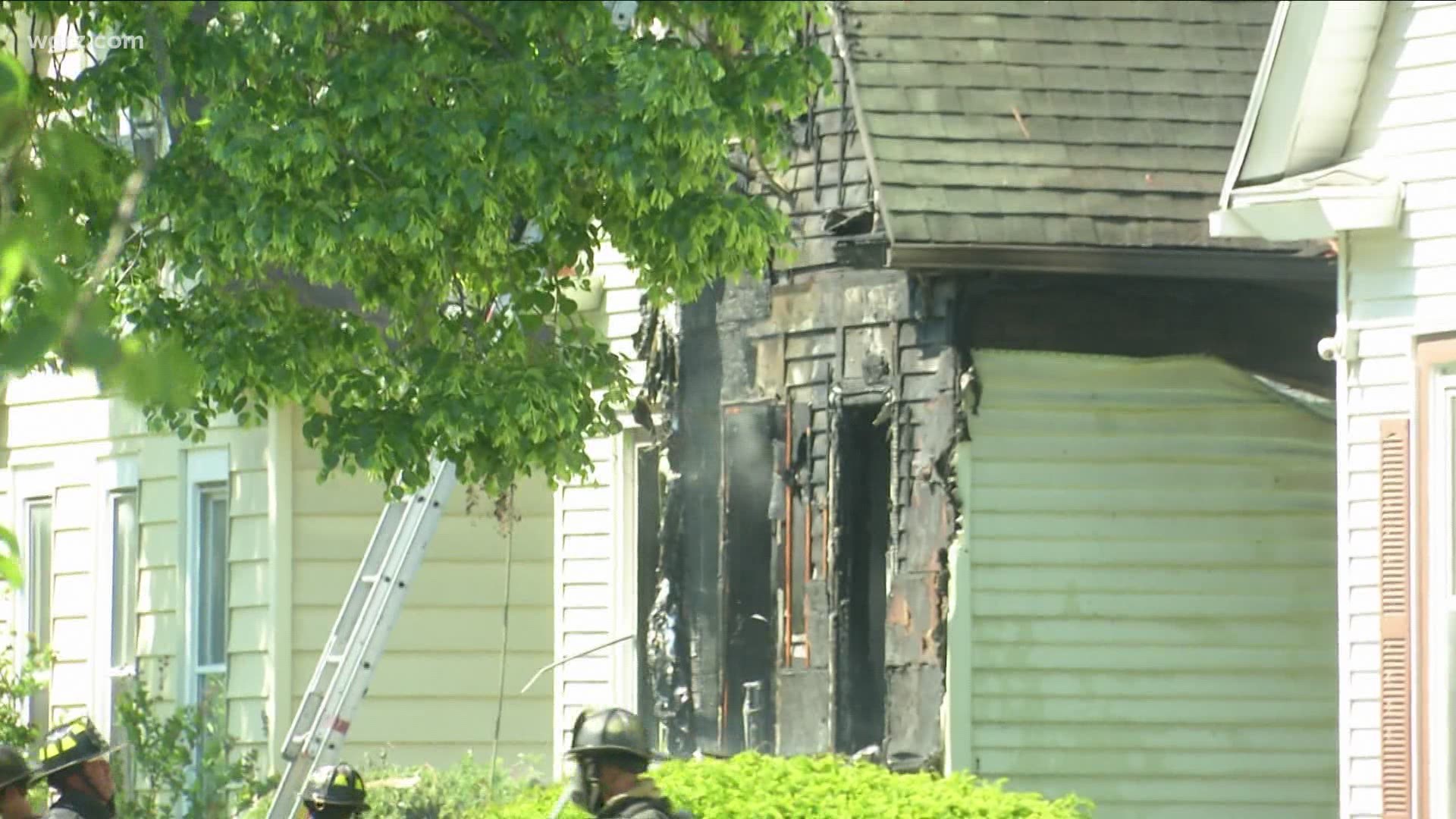 Firefighters and police began an aggressive search after they learned a 12-year-old was still inside. He was found and taken to the hospital, but did not survive.