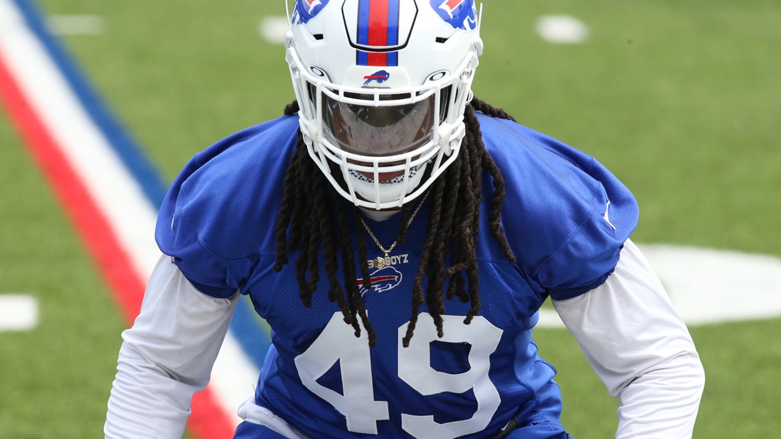 Buffalo Bills' Tremaine Edmunds (49) during the first half of an