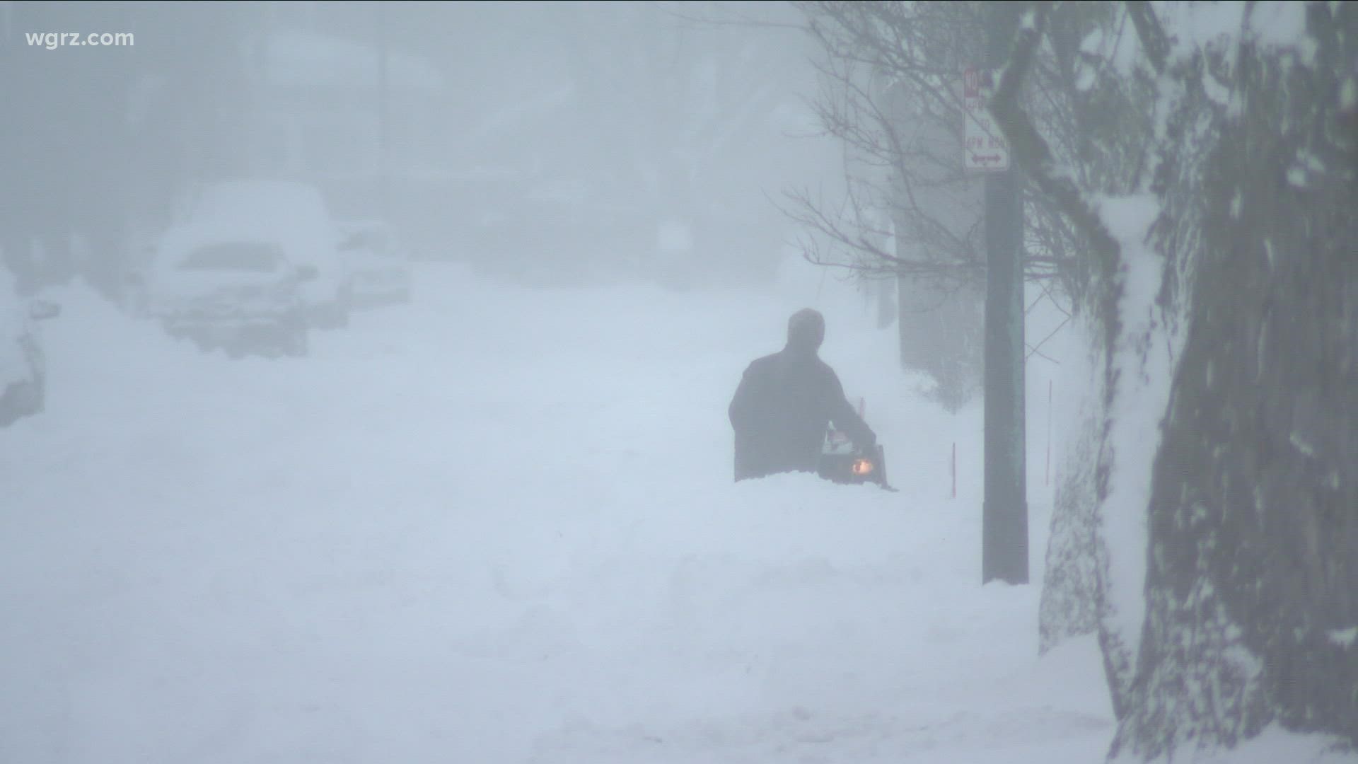 The roads are starting to clear up Monday night, but not without some struggles.