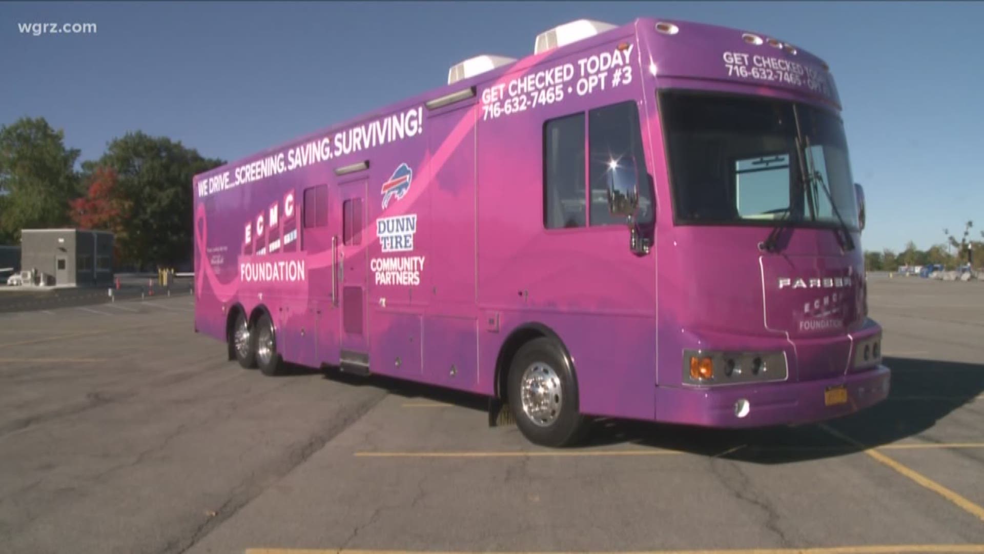 Buffalo's pink bus helping women get mammograms