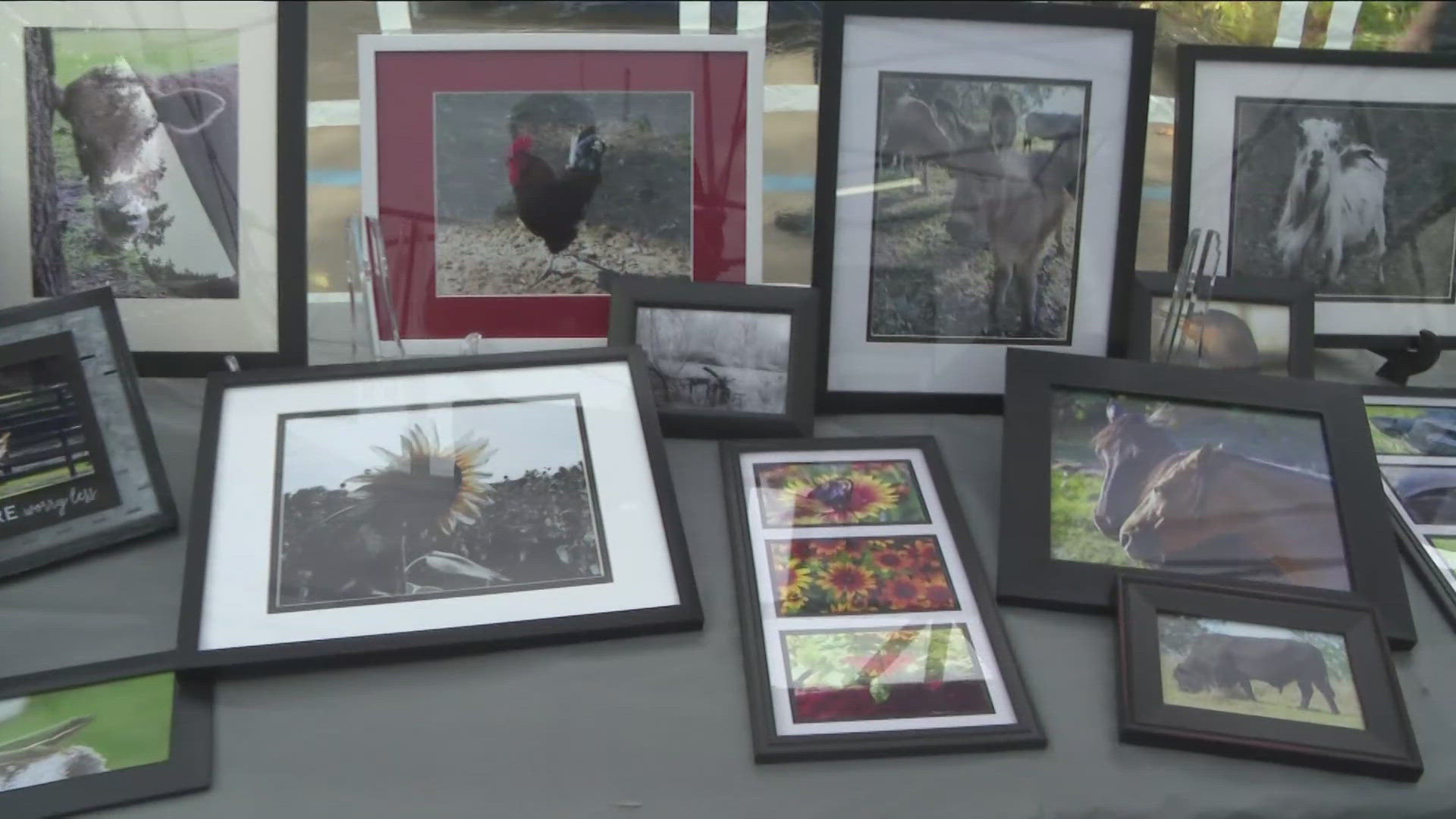 Artists, musicians, and vendors were on site to show off their work.