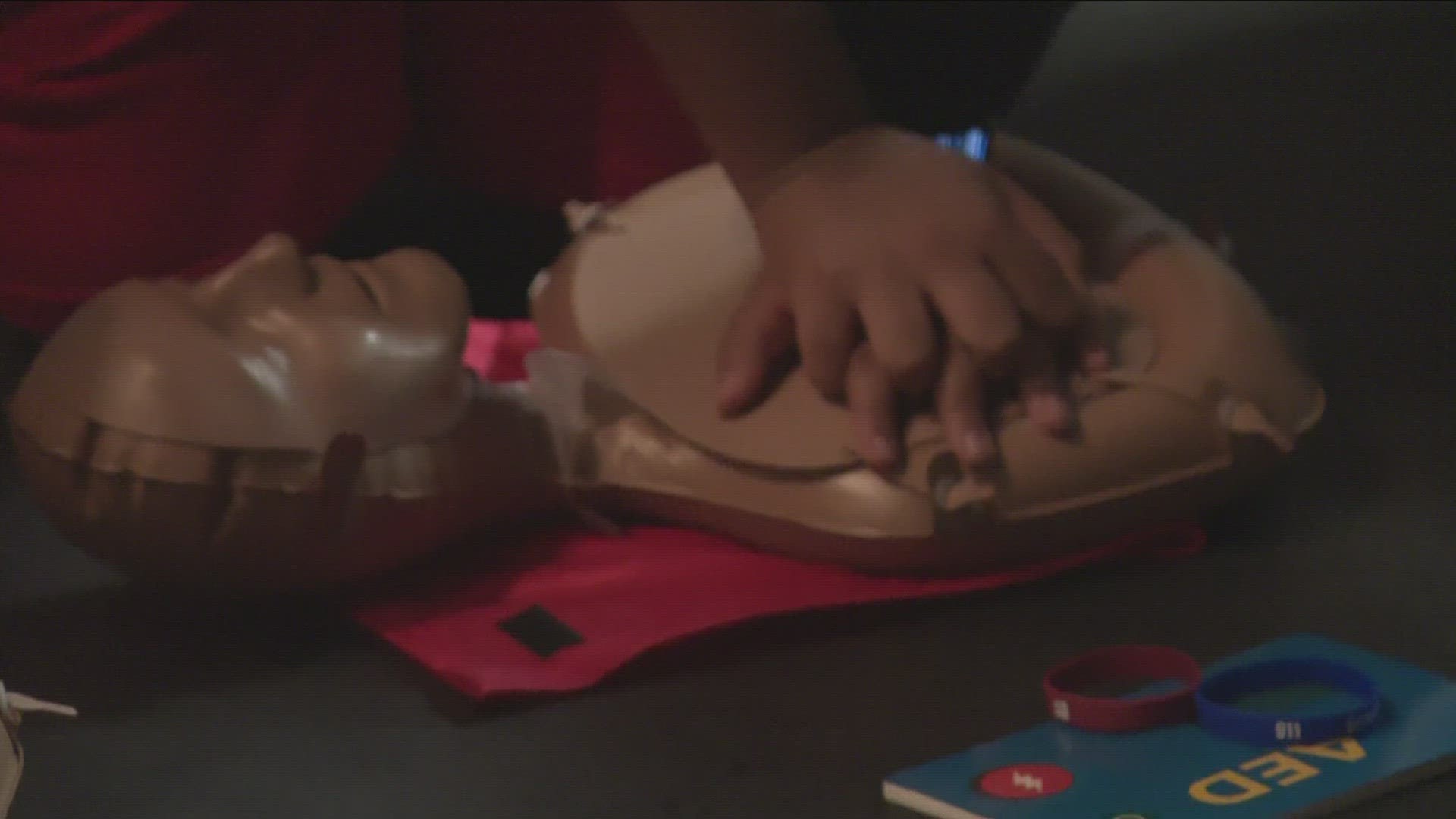 Maryvale high school teamed up with the Buffalo Bills to teach CPR