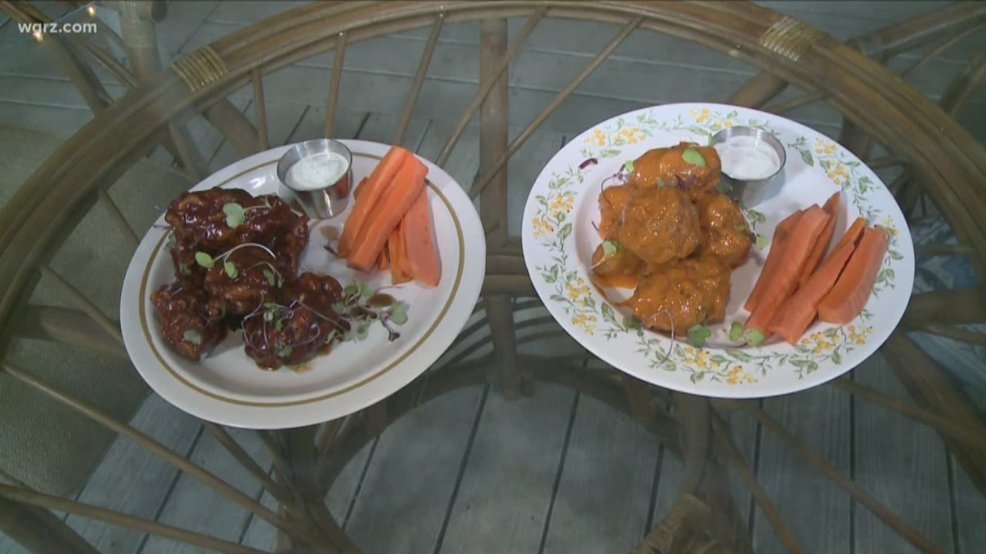 Plant-based cafe serves their take on chicken wings