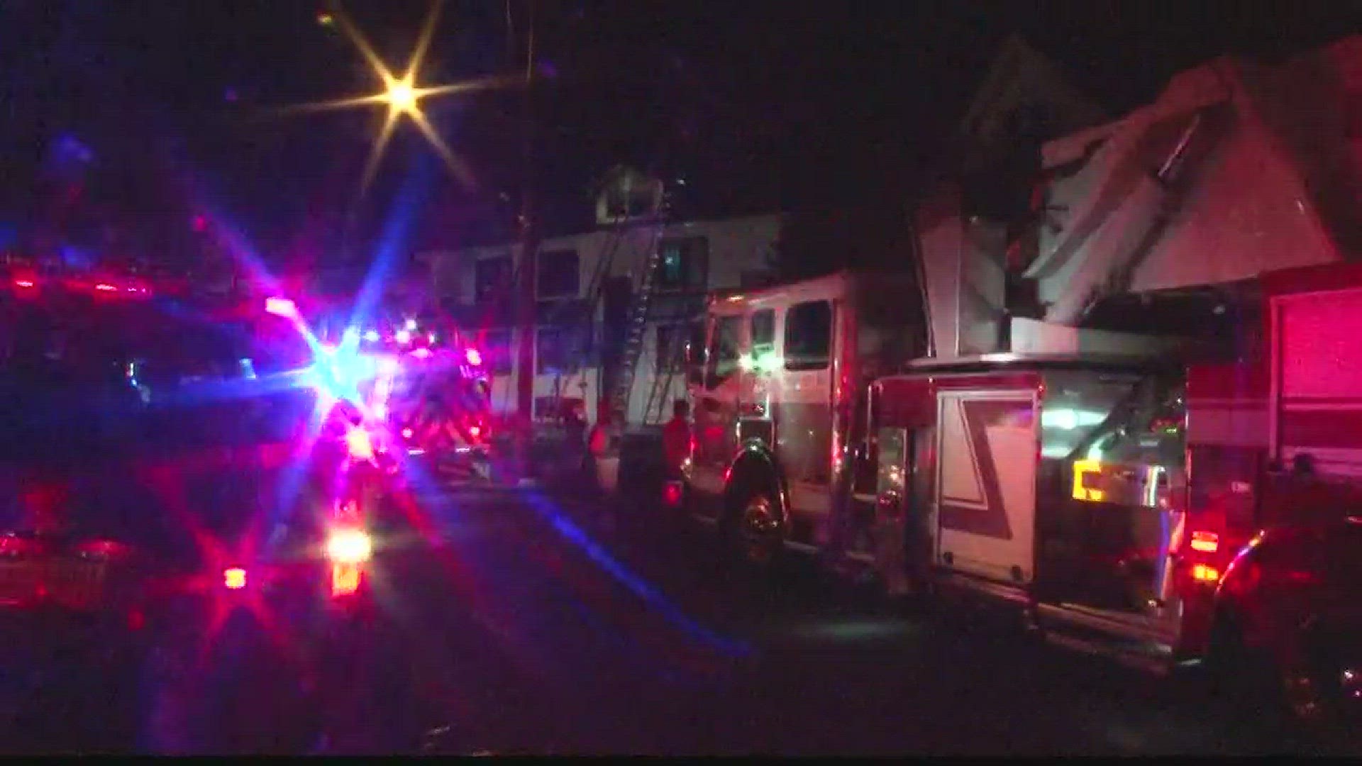 17 people are without a home after a fire on Crowley Avenue Thursday morning