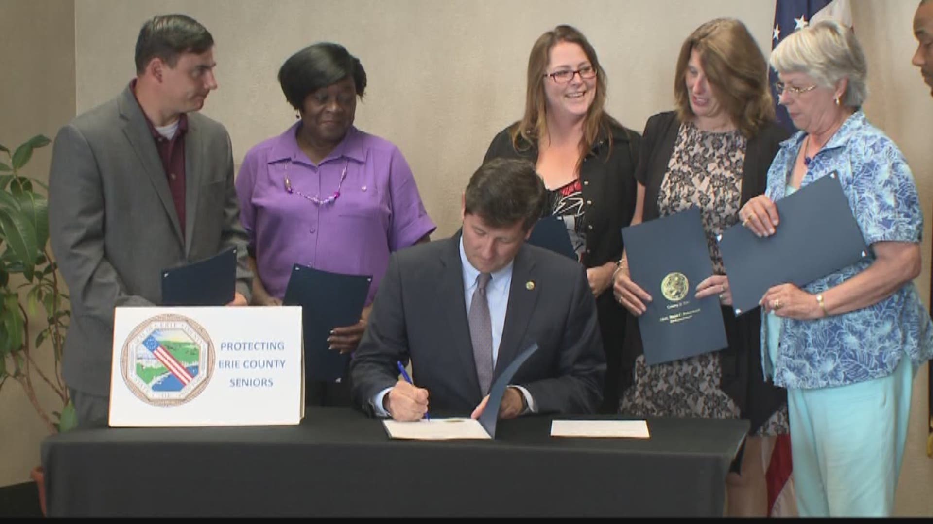 Mark Poloncarz  Signs Ruthie's Law