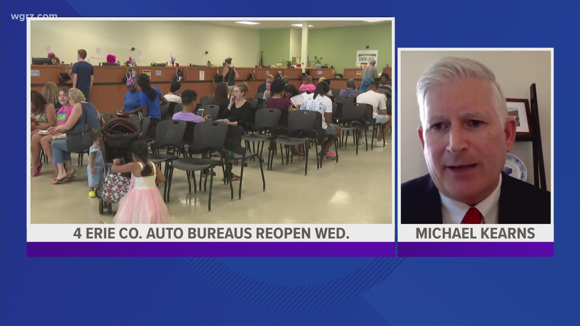 Michael  Kearns Talks about the opening of 4 Auto Bureau.