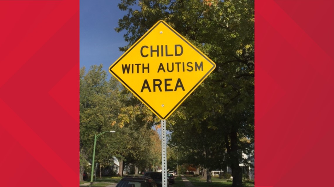 Autistic street sign legal or not? | wgrz.com