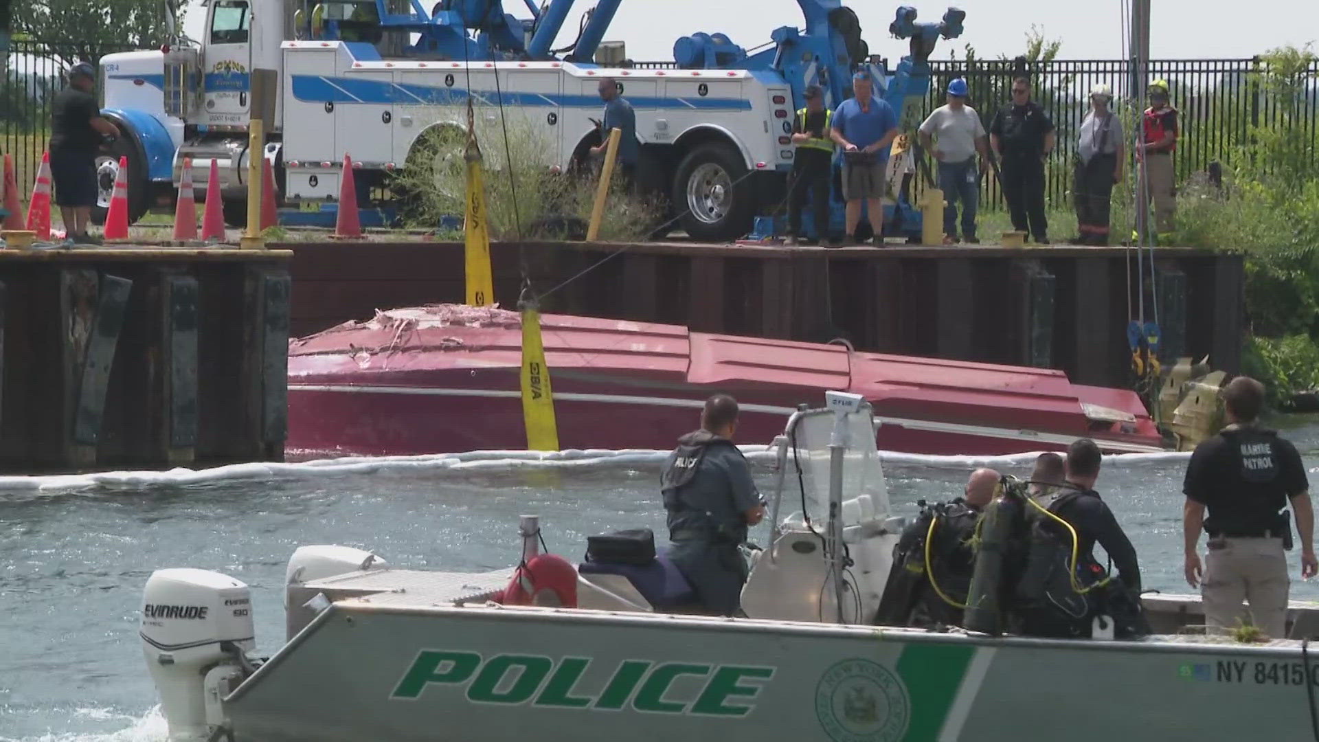 Authorities have recovered the body of Natalie Sansivero from the Niagara River after a fatal boat collision.