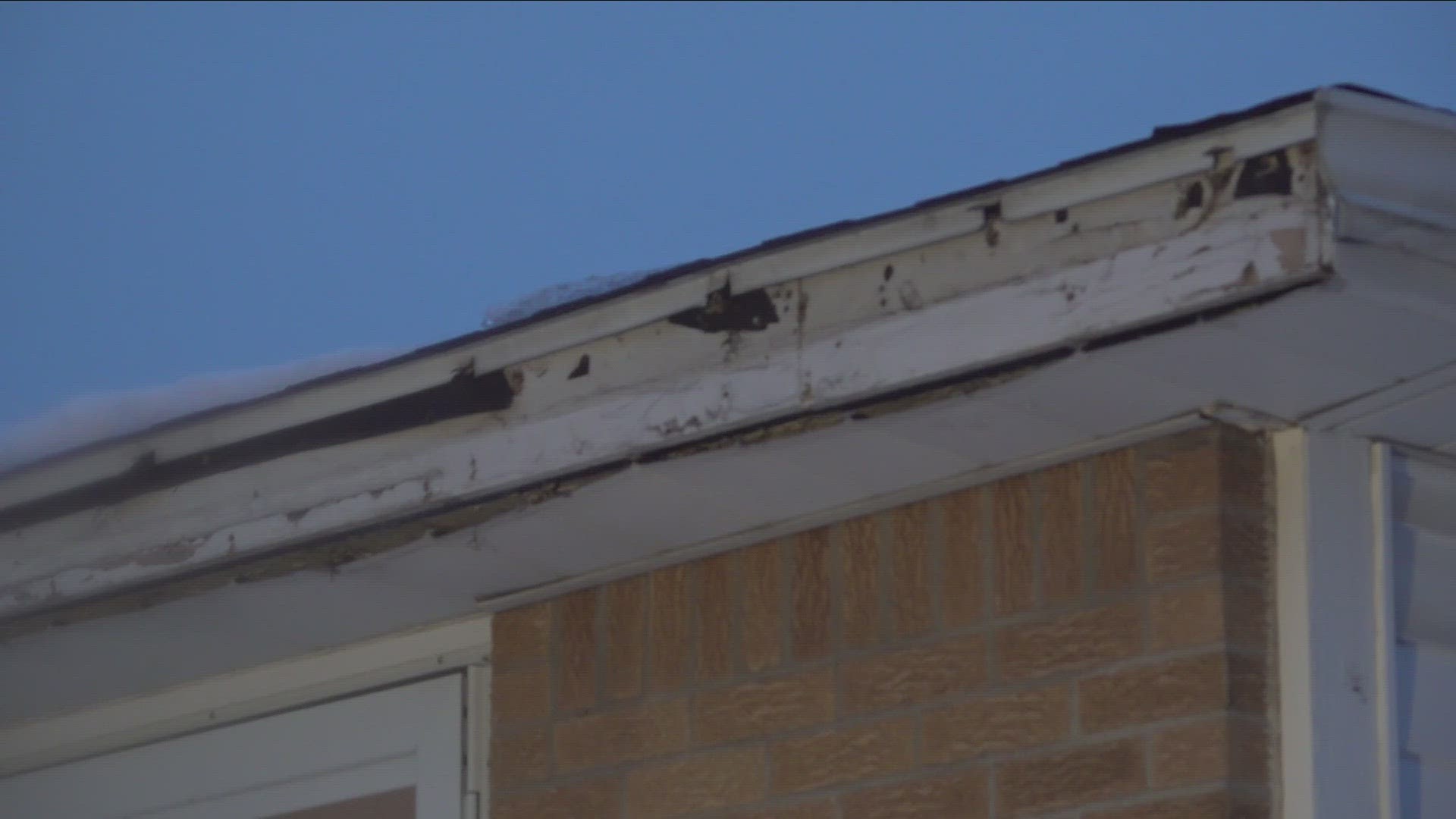The freeze and thaw cycle adds weight to the gutters, causing many to fall off houses.