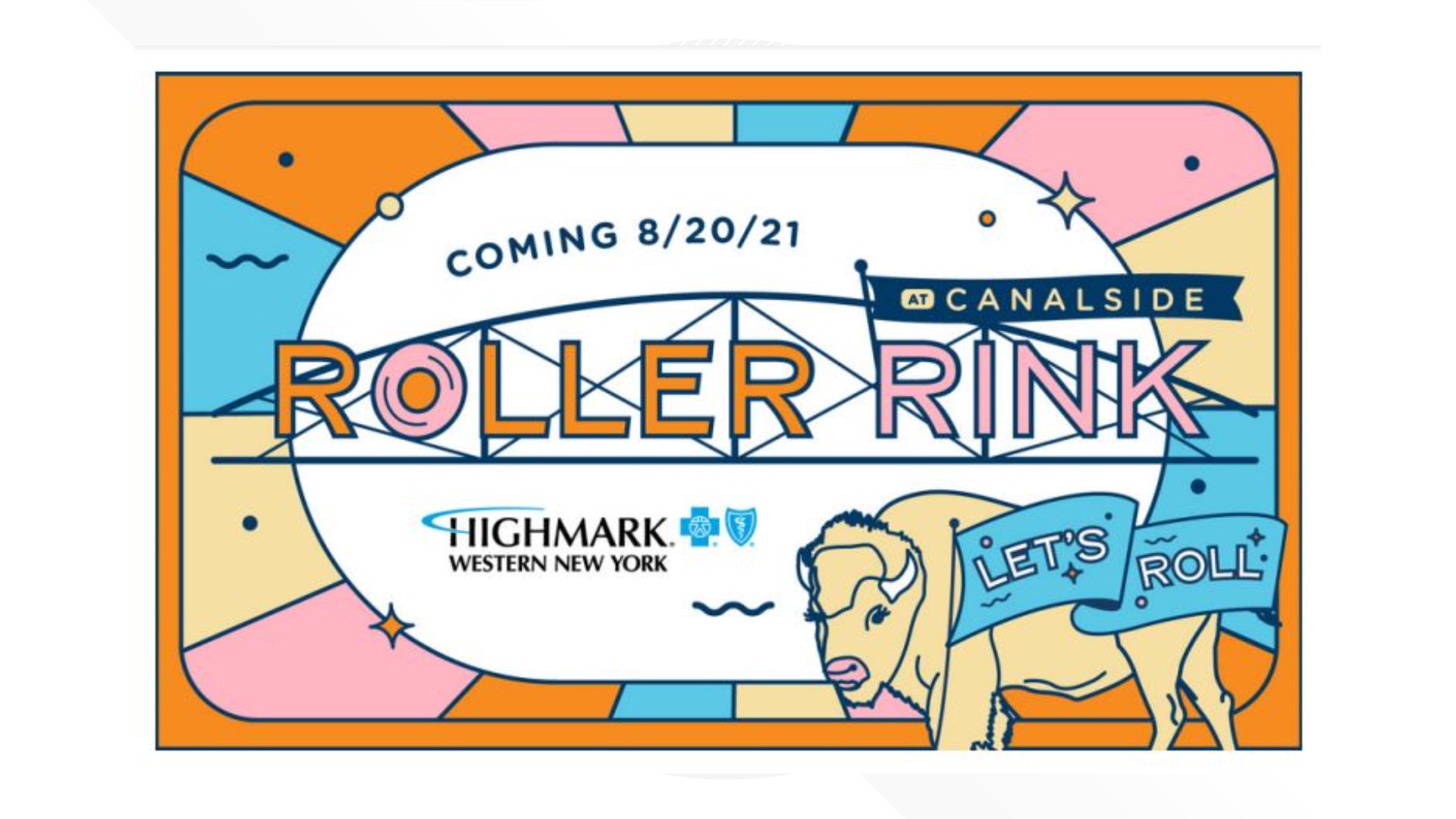 Canalside canals to be converted into a roller rink set to open on August 20th.