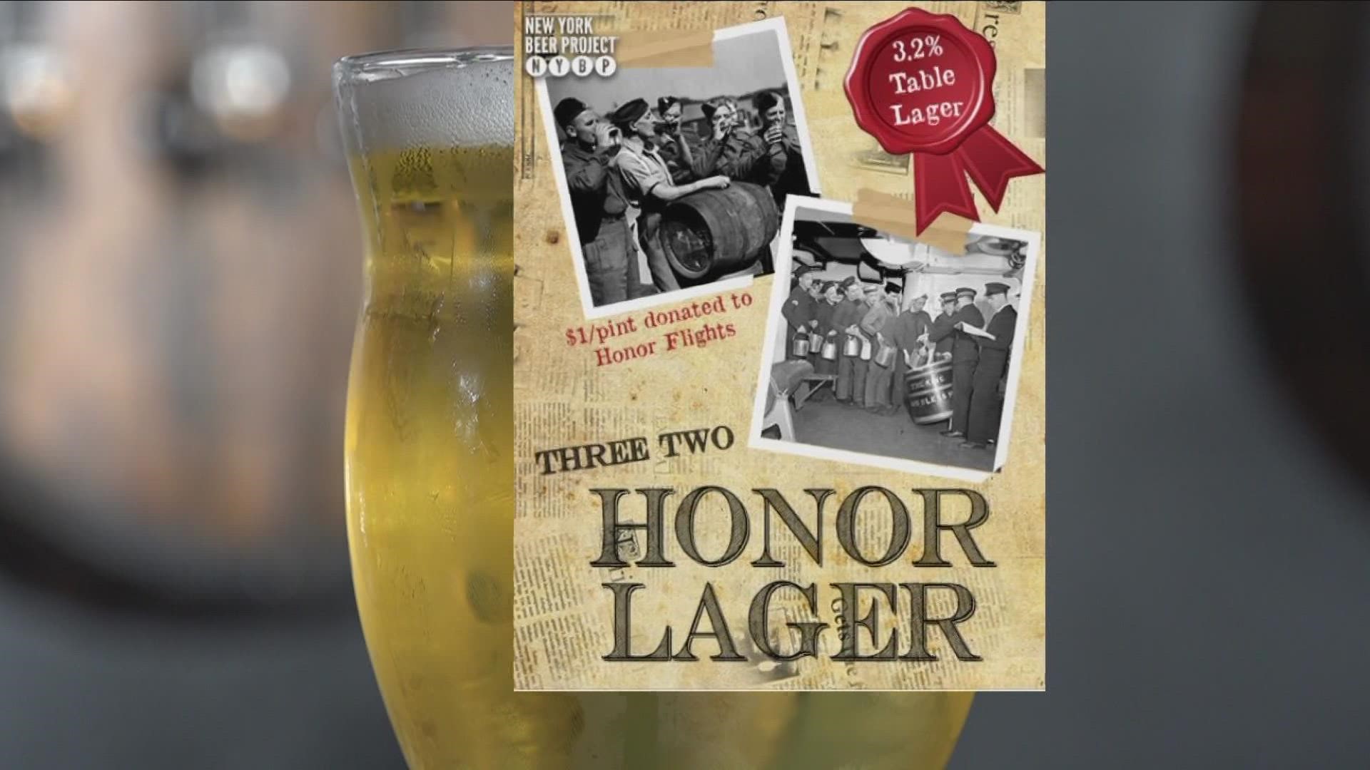 The New York Beer Project is launching a new beer called 3-2 honor lager, to help raise money for Buffalo Niagara honor flight.