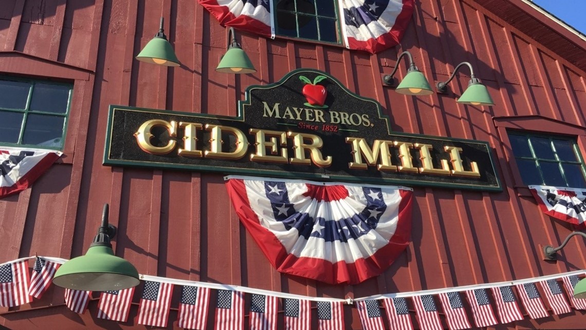 Mayer Brothers Cider Mill open for 167th fall season