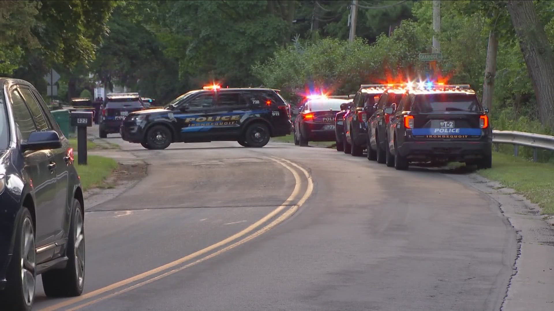 Troopers said they were searching for a person of interest connected to a homicide investigation in Irondequoit, who they thought might be in the park.