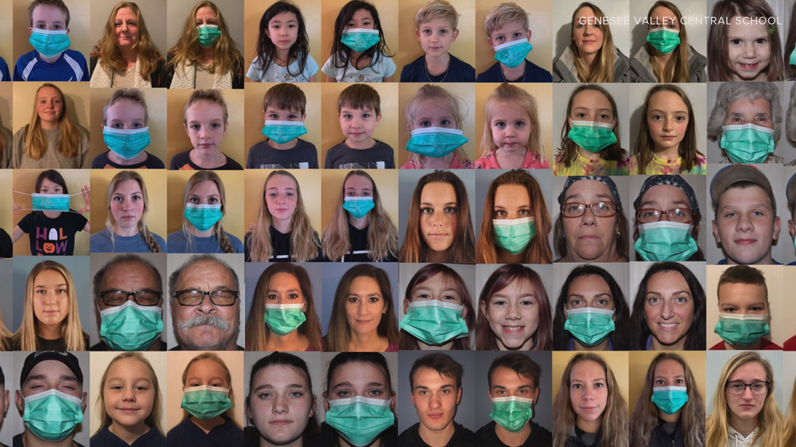 Genesee Valley students create pandemic portrait art project - Vimarsana News