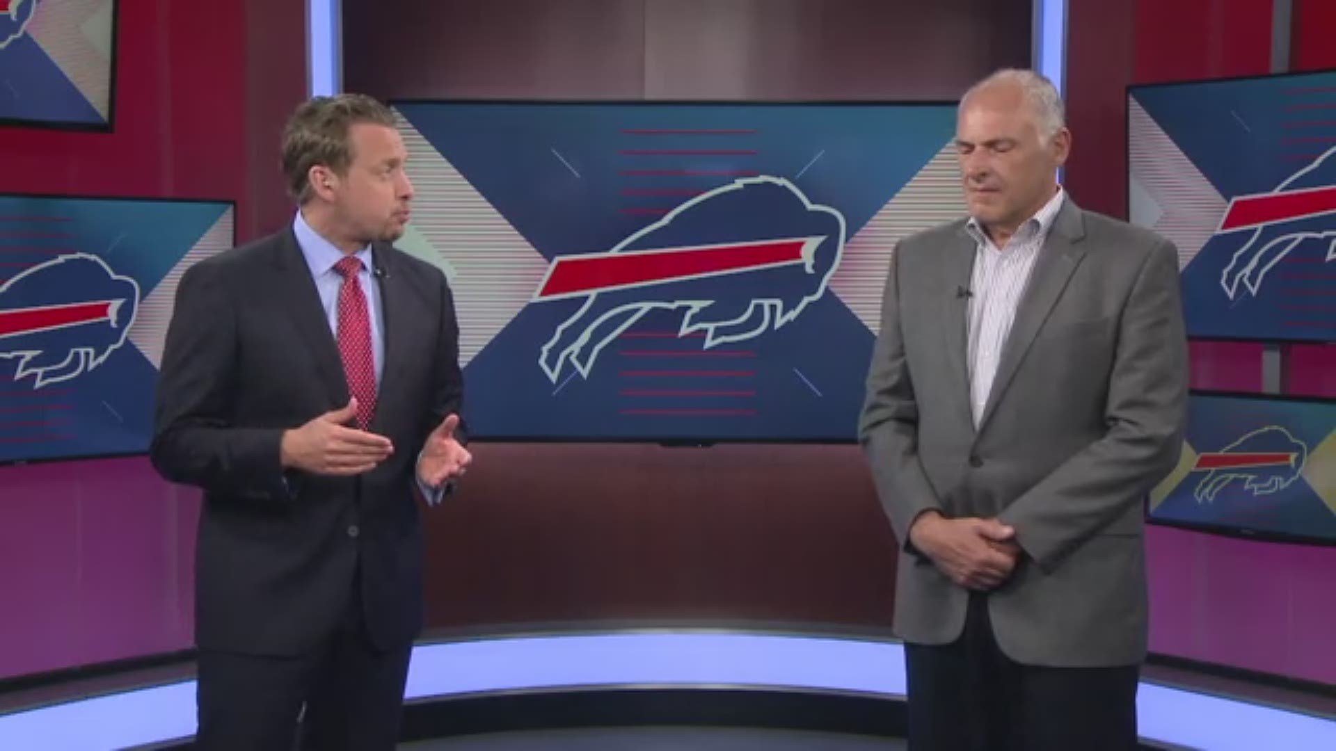 WGRZ's Adam Benigni and Vic Carucci of the Buffalo News discuss key issues surrounding the Bills preseason opener against Carolina.