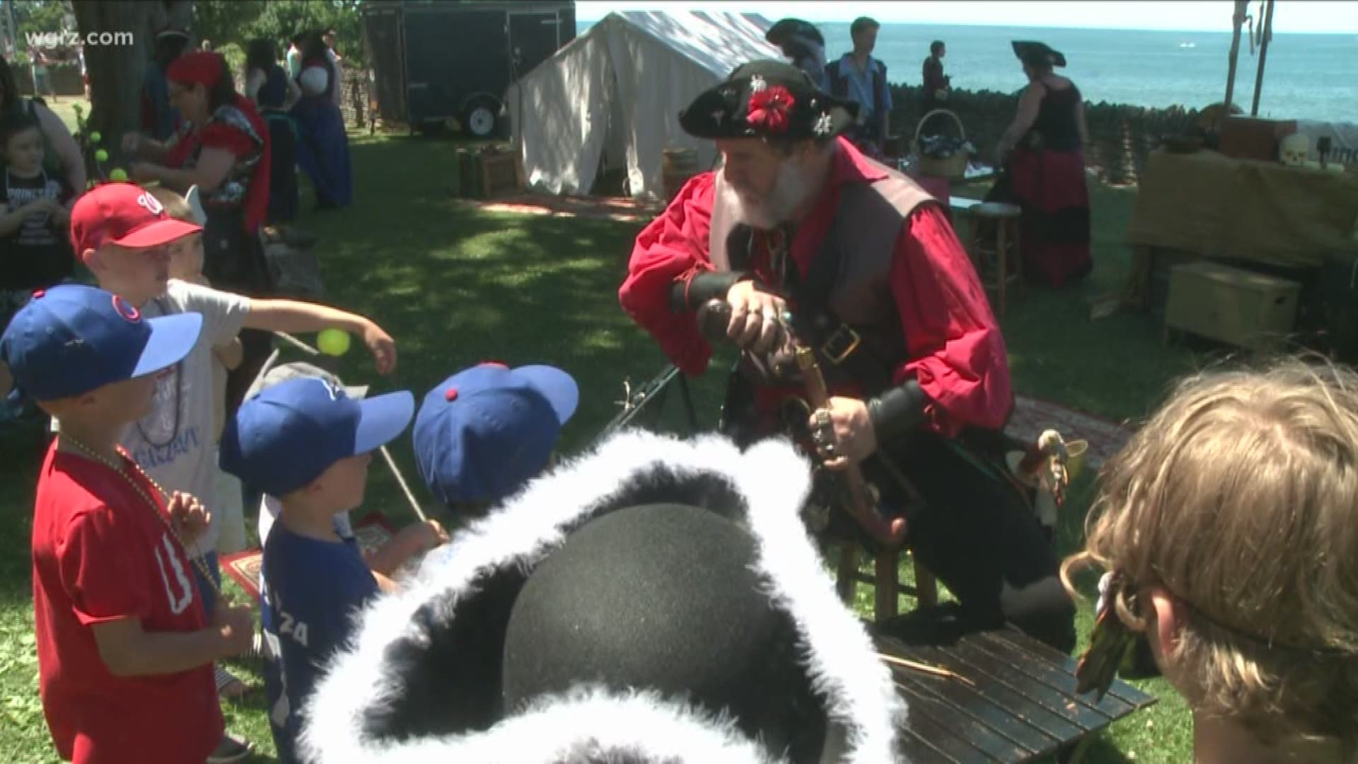 Olcott pirate festival kicked off tonight