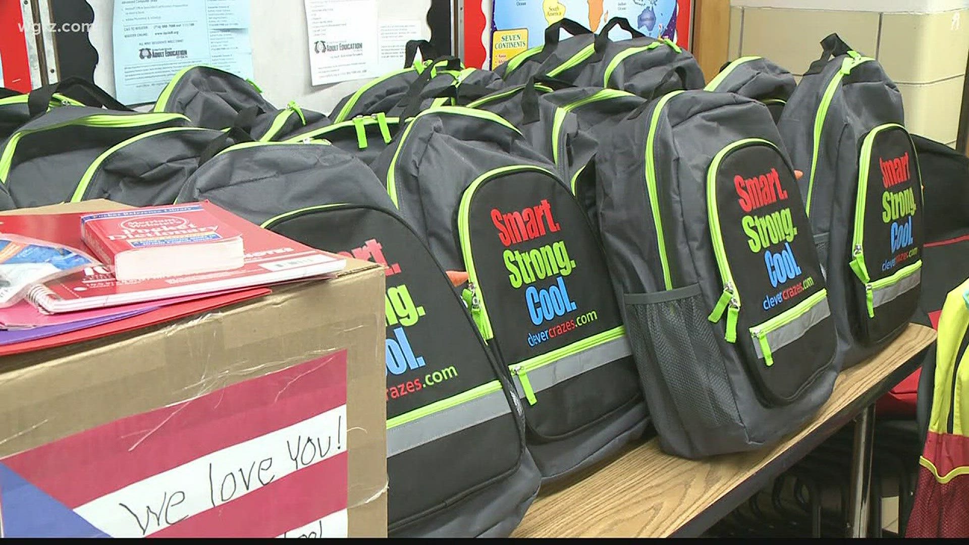Buffalo Welcomes Puerto Rican Students With Backpacks