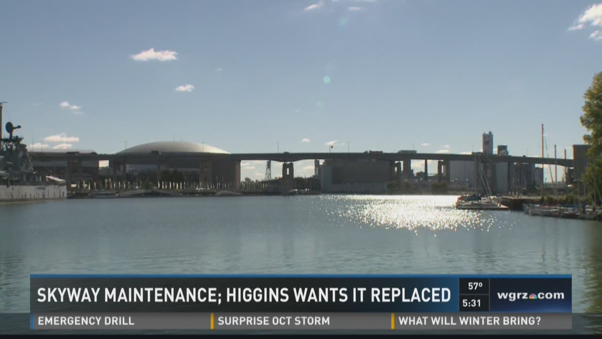 Skyway Maintenance; Higgins Wants It Replaced