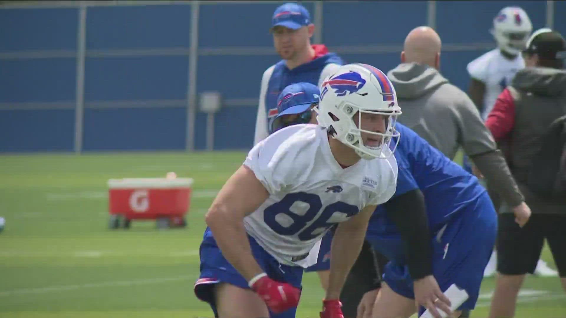 The Bills draft class, free agents, and tryouts are hitting the field this weekend in Orchard Park.