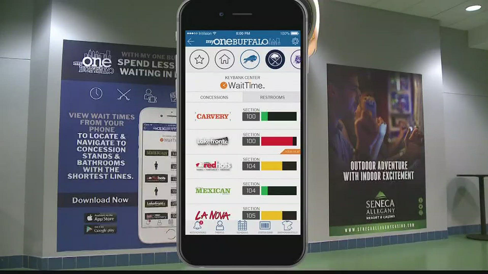 App Lets Fans Check Concession Bathroom Wait