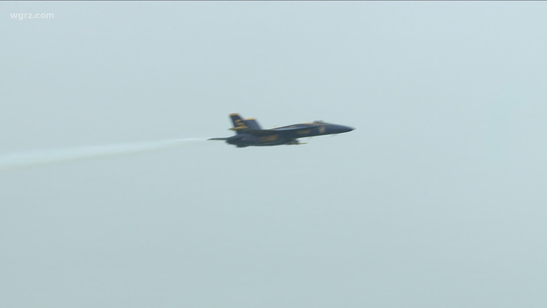 The Thunder on the Buffalo Waterfront Airshow has been one of the most anticipated events so far this season, but the weather just wasn't on it's side.